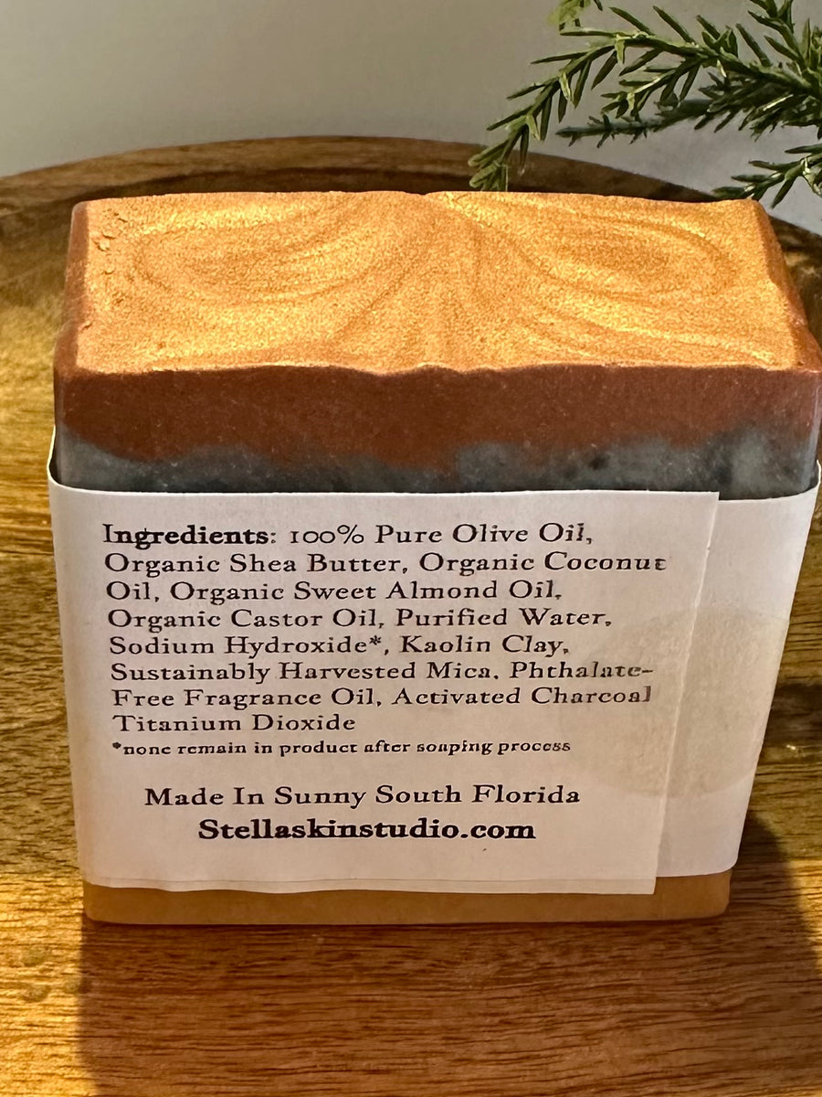 Sweet Copper Soap Bar Made With Organic Natural Ingredients Approx. 6 oz. Bar