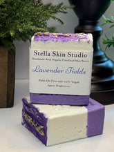 Load image into Gallery viewer, Lavender Fields Soap Bar Made With Organic &amp; Natural Ingredients Oversized 6 oz. Bar