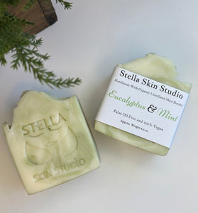Eucalyptus & Mint Soap Bar Made With Organic & Natural Ingredients Oversized 6 oz. Bar