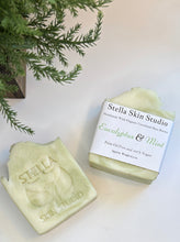 Load image into Gallery viewer, Eucalyptus &amp; Mint Soap Bar Made With Organic &amp; Natural Ingredients Oversized 6 oz. Bar