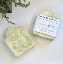 Load image into Gallery viewer, Eucalyptus &amp; Mint Soap Bar Made With Organic &amp; Natural Ingredients Oversized 6 oz. Bar