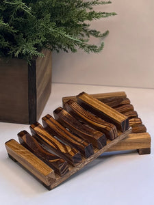 Natural Wood Soap Dish -  Eco-Friendly -  Zero Waste