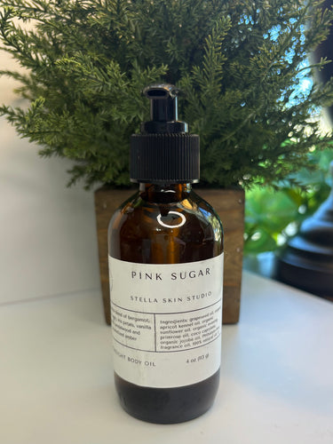 Pink Sugar Lightweight Body Oil - Made With Organic and Natural Oils