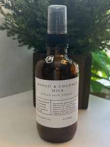 Mango & Coconut Milk Lightweight Body Oil - Made With Organic and Natural Oils