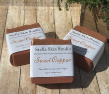 Load image into Gallery viewer, Sweet Copper Soap Bar Made With Organic &amp; Natural Ingredients Oversized 6 oz. Bar