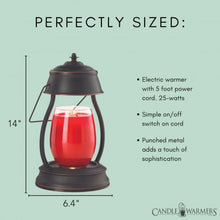 Load image into Gallery viewer, Oil Rubbed Bronze Hurricane Lamp by Candle Warmers Etc.