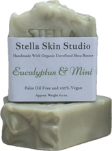 Load image into Gallery viewer, Eucalyptus &amp; Mint Soap Bar Made With Organic &amp; Natural Ingredients Oversized 6 oz. Bar