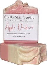 Load image into Gallery viewer, Apple Orchard Soap Bar - Made With Organic &amp; Natural Ingredients - Approx. 6 oz. Bar