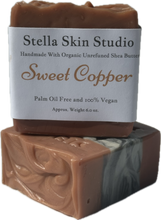 Load image into Gallery viewer, Sweet Copper Soap Bar Made With Organic &amp; Natural Ingredients Oversized 6 oz. Bar