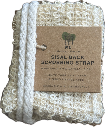 ME Mother Earth -100% Sisal (Agave Plant) Back Scrubbing Strap