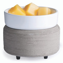 Load image into Gallery viewer, Grey Texture 2-In-1 Classic Fragrance Warmer by Candle Warmers Etc.