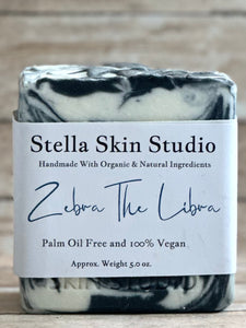 Zebra The Libra Soap Bar - Made With Organic & Natural Ingredients -  6 oz. Bar