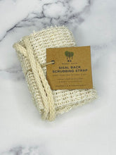 Load image into Gallery viewer, ME Mother Earth -100% Sisal (Agave Plant) Back Scrubbing Strap