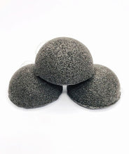 Load image into Gallery viewer, Me Mother Earth - Konjac Sponge Biodegradable with BOX - Charcoal | Eco Friendly Gift | Zero Waste | Vegan