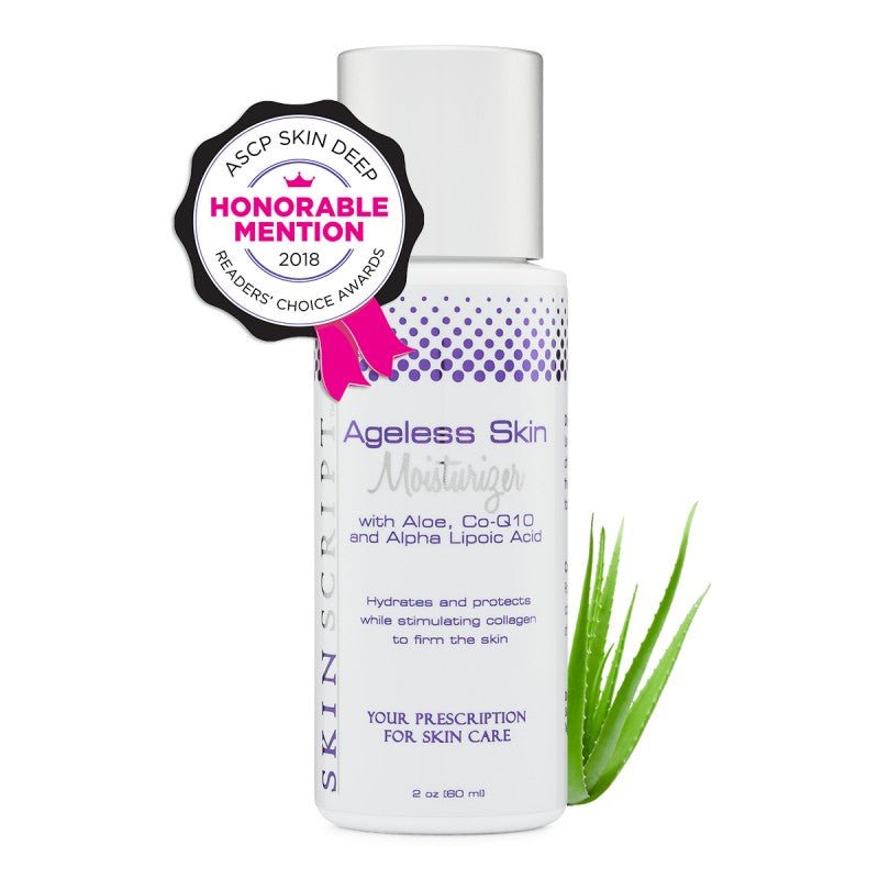 Skin Script Rx Ageless Skin Moisturizer with Aloe and Co-Q10