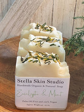 Load image into Gallery viewer, Eucalyptus &amp; Mint Soap Bar - Made With Organic &amp; Natural Ingredients - 6 oz. Bar