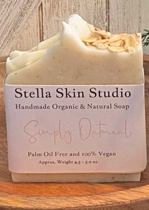 Simply Oatmeal *Naturally Exfoliating* Soap Bar - Approx. 6 oz. Bar